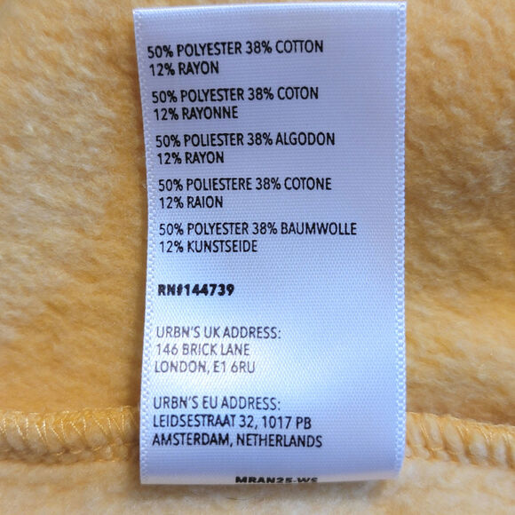 Anthropologie Midnight Rider The Carolita Zodiac Pisces Sweatshirt Yellow Gold M - Picture 12 of 15